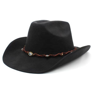 Sombrero de Copa Retro Británico de Moda, Versátil, Estilo Caballero, para Hombre, Jazz, Invierno, Rayado, Gran Venta - Product Image 5