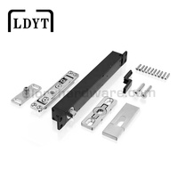 Charnière pivotante à décalage latéral EN3-4 en acier inoxydable, sans creuser, pour porte en verre encadrée, capacité 120 kg, ressort de sol hydraulique de type came