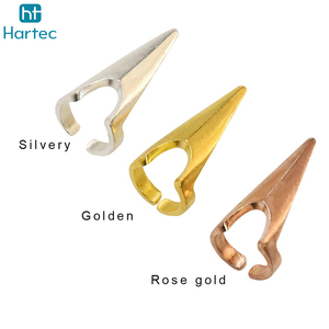 Juego de Herramientas para Separar el Cabello, Anillos de Acero Inoxidable Multicolor, Herramienta de Seccionamiento con Punta, Colores Dorado, Plateado y Oro Rosa - Product Image 5