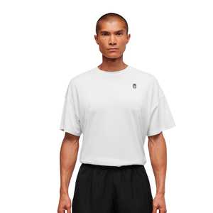 เสื้อยืดออกกำลังกายผู้ชายทรงโอเวอร์ไซส์ ระบายอากาศได้ดี เหมาะสำหรับการฝึกซ้อม น้ำหนักเบา สำหรับเล่นกีฬาและฟิตเนส - Product Image 1