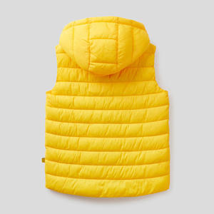 LUXE ATTIRE INDUSTRY <b>Men's</b> <b>Black</b> Collarless Zipper <b>Vest</b> Waterproof Casual Outer Wear Summer Solid Color Polyester Wadding - Product Image 6