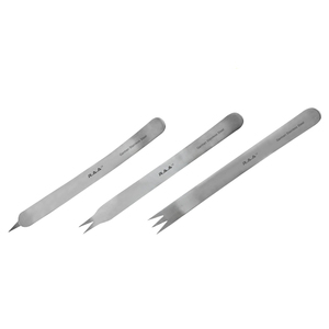 Rétracteurs de capsules 10 pouces, lot de 3 pièces (1, 2 et 3 à pointes acérées), 30 mm, en acier inoxydable de haute qualité, instrument ophtalmique, norme de sécurité - Product Image 1