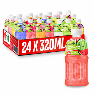 Etiqueta privada 330ml Jugo con sabor tropical Jalea Nata De Coco Muestra gratis Pedidos al por mayor Fabricante - Product Image 1