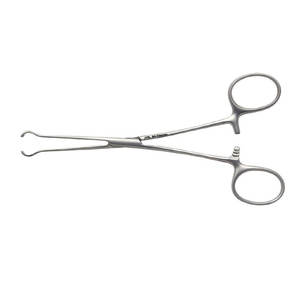 Forceps à tissus Babcock non stériles 9.5, instrument médical en acier inoxydable allemand, forceps de préhension des tissus Babcock, forceps Babcock - Product Image 1