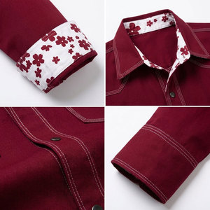 Overoles de Trabajo para Hombre de Alta Calidad, Resistentes al Fuego, con Broches de Perla, Camisa de Trabajo para Soldadura - Product Image 6
