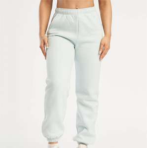 Pantalon de survêtement pour femme, taille haute, tissu doux, coupe décontractée, style jogger, pour les tenues décontractées, l'entraînement en salle de sport et le confort quotidien - Product Image 4