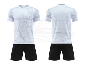Custom Sublimation Soccer Jersey Set Breathable Quick Dry Blank Football Uniform Short Sleeve <b>Shirt</b> and Shorts Kit for Teams - Product Image 4
