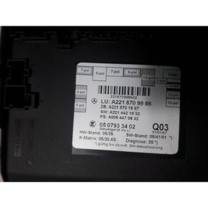โมดูลควบคุมประตูรถยนต์ S-class ปี 2005-2009 มือสอง ของแท้ รหัสอะไหล่ A2218709986 - Product Image 3