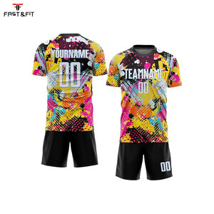 Maillots de football personnalisés unisexes de haute qualité, nouvelle saison, coton, manches courtes, séchage rapide, antibactériens - Product Image 1