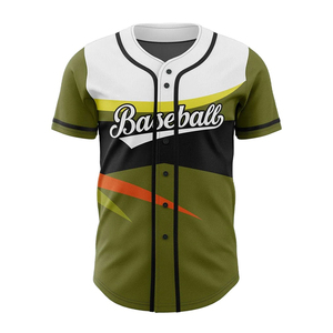 Camiseta de Béisbol Personalizada al por Mayor de Pakistán, Transpirable, Resistente al Viento, Último Diseño, Impresión por Sublimación, 100% Poliéster, Secado Rápido - Product Image 1