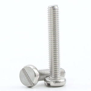 Tornillo Autorroscante de Cabeza Ranurada Premium, Acero Inoxidable, Zincado, Clase 4.8 6.8, Fijación Metálica Duradera para Chapa Metálica - Product Image 2