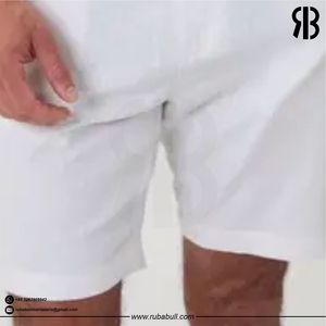 Rubabull <b>Men</b> Custom White Board <b>Shorts</b> Lightweight <b>Tailored</b> Casual Dress <b>Shorts</b> Breathable Summer Wear Bulk OEM - Product Image 6