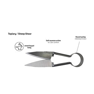 Hoof Rot Shears 13 Inch Stainless Steel Farrier Tool Kit with Self <b>Sharpening</b> Straight <b>Blades</b> Spring Design 6.1 Inch Cutting - Product Image 3