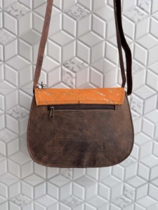 Bolso de Hombro de Cuero Metálico para Mujer, Estilo Bohemio, Vintage, Hecho a Mano, con Correa de Hombro, Moda 2026 - Product Image 3