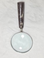 Loupe de lecture vintage de luxe avec poignée en résine, loupe de bureau, loupe à main, ensemble cadeau d'entreprise décoratif
