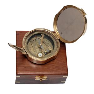 มีกล่องไม้ขัดโลหะขัดทองเหลืองทางทะเลคุณภาพสูงโลโก้ตามสั่งผู้ผลิตที่มีกล่องไม้ปิดแบบอินเดีย - Product Image 5