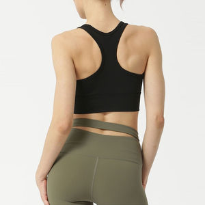 Nouvel Arrivage Ensemble de Yoga Professionnel pour Femme avec Logo Frontal, Taille Élastique, 2 Pièces, Leggings de Fitness en Spandex/Polyester, Meilleur OEM - Product Image 5