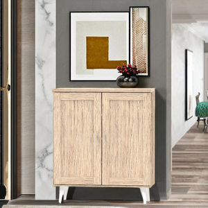 Malaysia-Made Modern Design MDF <b>Shoe</b> Cabinet Nordic Style for Entryway Hallway Home Furniture OEM 25_0081 - Product Image 1