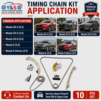 Bộ Kit Xích Thời Gian Mới Chính Hãng PY0212201 dành cho CX4/CX5/CX8/Mazda8/Atenza 2013-2019 Động Cơ 2.5L SKYACTIV-G L4, Phụ Tùng Sửa Chữa