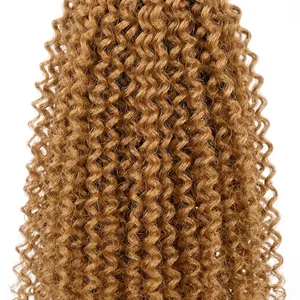 100% Remy Weft <b>Brown</b> Black <b>Curly</b> Hair Natural Wave Texture Human Hair Weft Soft Full Volume - Product Image 5