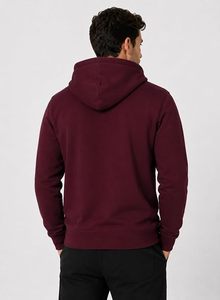 Sweat à capuche zippé en polaire pour homme, style urbain, avec impression numérique et perles, collection streetwear - Product Image 1