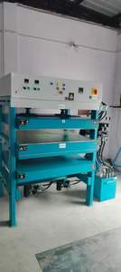 Presse à feuilles plastiques recyclées chaudes/froides DIVINE Industrial, automatique, à vérin hydraulique, 1,5 m x 1,5 m, 80 tonnes - Product Image 5