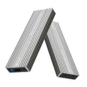 Enclosure <b>SSD</b> <b>M.2</b> NVME to Type C <b>M.2</b> <b>SSD</b> Enclosure Case Aluminum Portable Stock Notebook Case External Memory Support - Product Image 5