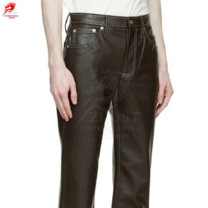 กางเกงหนังผู้ชายคุณภาพสูง ทนทาน ทันสมัย หนังนุ่ม เหมาะสำหรับกิจกรรมกลางแจ้ง - Product Image 6