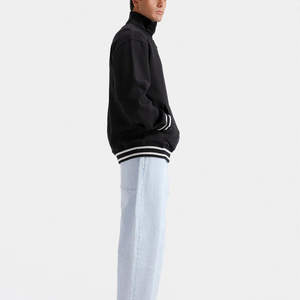 480GSM บ็อกซี่เครพ "เกรดย้อนยุค" พร้อมคอเสื้อที่มือและโคบอลต์จางลง - Product Image 3