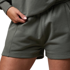 Shorts de Felpa para Mujer, Corte Holgado, Ropa Deportiva, Cintura Elástica, Cómodos para el Día a Día, Ropa Deportiva Informal - Product Image 6
