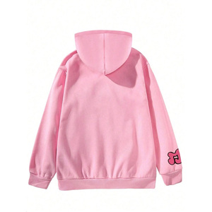 Sudadera con capucha y cremallera completa para hombre, 100% algodón, diseño de logotipo personalizado, colores personalizables, forro polar transpirable de 370 g, invierno, venta al por mayor - Product Image 3