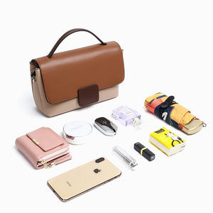 Nuevo Bolso de Hombro Cruzado de Cuero para Mujer con Diseño de Caramelos y Dos Correas, Bolso de Moda Ins2026 - Product Image 4