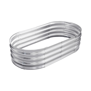 Wholesale Galvanized Steel Oval Raised Garden Bed Outdoor Planter <b>Box</b> with <b>Large</b> Metal Planter <b>Box</b> for Patio Gardening GB026 - Product Image 1