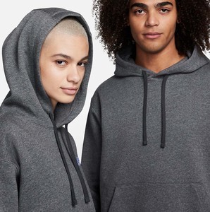 Sweat-shirts à capuche zippés en crochet personnalisés, broderie, tissu uni teint en polyester/coton, séchage rapide, imperméable, pour hommes - Product Image 2