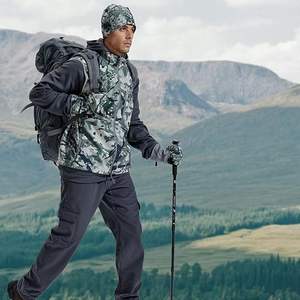 กางเกงล่าสัตว์ลายพรางบุขนแกะคุณภาพสูงสำหรับผู้ชาย กันลม กันน้ำ กางเกงยุทธวิธีแบบซอฟต์เชลล์ - Product Image 3