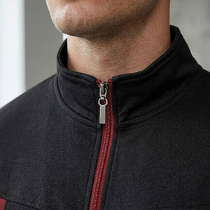 High Quality Winter Men <b>Track</b> <b>Jacket</b> Front Logo Windproof Breathable Full Zip Design for Running Fitness Gym Outdoor Activities - Product Image 5