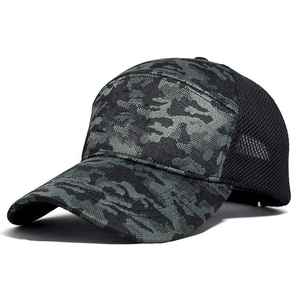 Unisex Camouflage Mesh Baseball Cap Adjustable 6-Panel Baseball <b>Hat</b> Breathable Waterproof <b>Summer</b> Classic Outdoor Sport Casual - Product Image 1