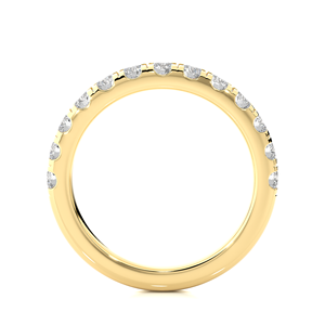 Anillo de Diamantes Naturales con Corte Redondo en 13 Piezas, Oro de 18K, Diseño Personalizado, Anillos de Diamantes para Compradores Mayoristas - Product Image 2