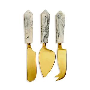 Juego de Cuchillos para Queso con Hojas de Acero Inoxidable que Mantienen su Afilado y Resistencia, Ofrece un Rendimiento Profesional, Diseño Elegante y Portátil - Product Image 4