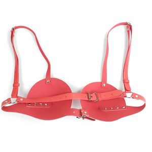 Soutien-gorge court en cuir de vache authentique avec logo personnalisé, vente en gros, soutien-gorge en cuir véritable de qualité supérieure à bonnets souples, lingerie sexy pour femme - Product Image 6