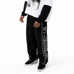 Pantalones Casuales de Estilo Urbano para Hombre, Pantalones Deportivos de Nailon Cortavientos, Corte Holgado, Cintura Elástica, Ligeros, Logotipo Personalizado, Producción al por Mayor - Product Image 1