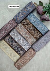 Encaje Floral Pastel de Primera Calidad de 5 cm, con Bordado Fino en Tul, para Vestidos de Verano y Confección de Prendas Elegantes - Product Image 4