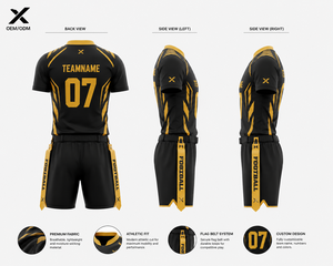 Tenues de football américain personnalisées par sublimation, ensemble maillot et short d'équipe, vêtements de sport performants à séchage rapide pour tous les âges - Product Image 3