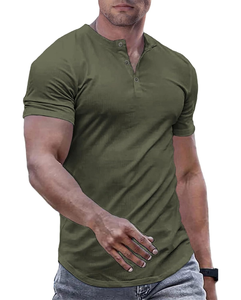 T-shirt basique pour homme en jersey de coton premium, manches courtes, col rond, coupe classique, vêtements décontractés, fournisseur OEM ODM - Product Image 1