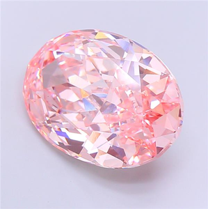 เพชรเม็ดเดี่ยวทรงรีสีชมพูสดใส น้ำหนัก 18.88 กะรัต จาก ANYA JEWELS คุณภาพพรีเมียม เจียระไนอย่างดี ได้รับการรับรองจาก IGI ระดับ VS2 ผลิตด้วยวิธี CVD - Product Image 6