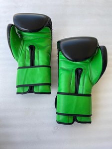 Guantes de Boxeo Profesionales de Cuero Auténtico Estilo Mexicano, Sanda MMA, Cierre de Gancho y Bucle en la Muñeca, Logotipo Personalizado OEM ODM, Alta Calidad - Product Image 6