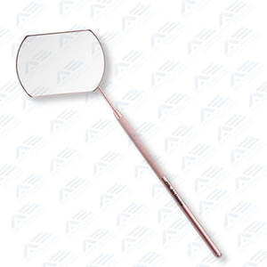 การตรวจสอบขนตาปลอมเครื่องมือแต่งหน้าอุปกรณ์ความงามขนตาหัวใจกระจกสแตนเลสกระจกที่จับยาวกระจก - Product Image 1