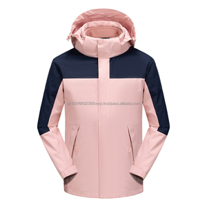 Veste de ski personnalisée pour femmes 3-en-1 pour l'extérieur veste rigide coupe-vent imperméable grande taille sweats à capuche pour hommes vestes à fermeture éclair 2025 - Product Image 3