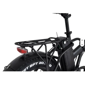 NUEVA Bicicleta Eléctrica Plegable de 20 Pulgadas con Llantas Gruesas, Velocidad Máxima de 25 km/h, Motor Trasero sin Escobillas de 3 Velocidades, Cuadro de Aleación de Aluminio, Batería de Litio - Product Image 3