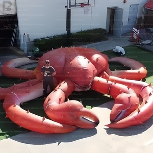 <span class=keywords><strong>Crabe</strong></span> gonflable extérieur attrayant en tissu Oxford avec logo personnalisé, sculpture de <span class=keywords><strong>crabe</strong></span> des neiges pour la promotion de festivals de fruits de mer, de plages, d'expositions ou de centres commerciaux - Product Image 4